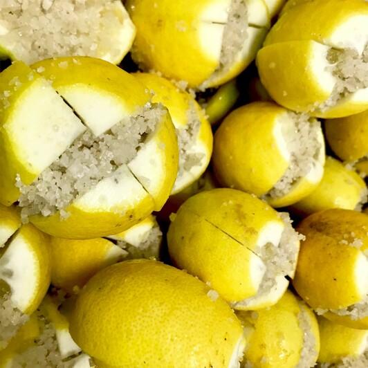 Op zout gekonfijte citroenen van Pipaillon