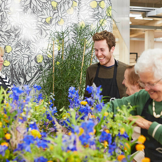 Workshop art floral: " Comment faire un bouquet" CRU Groenplaats