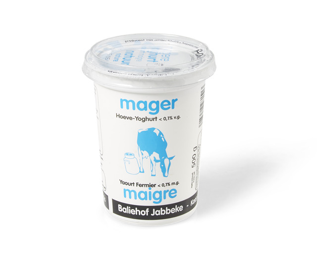 Yoghurt mager natuur 500 g