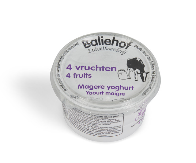 Yoghurt mager 4 vruchten 180 g