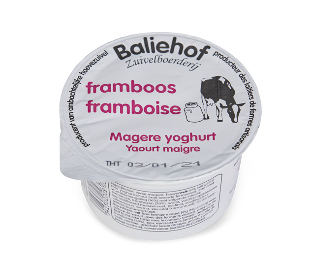 Yoghurt mager framboos 180 g