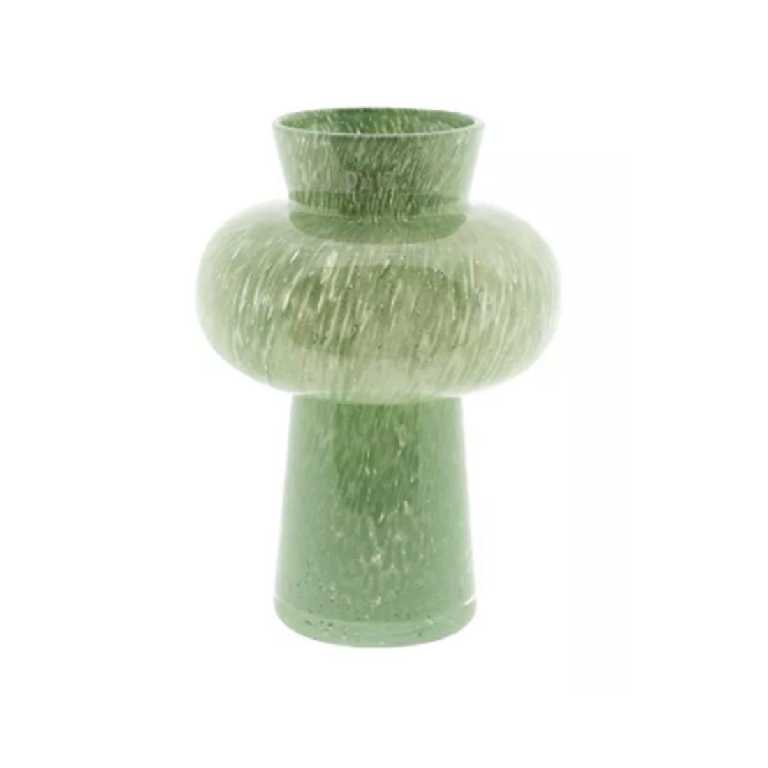 Vase Dukla  h27 / l 19 cm vert pistache
