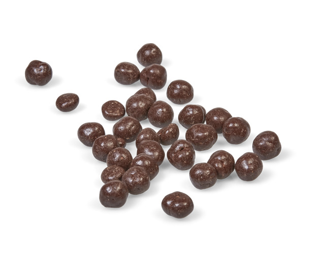 Hazelnoten in pure chocolade