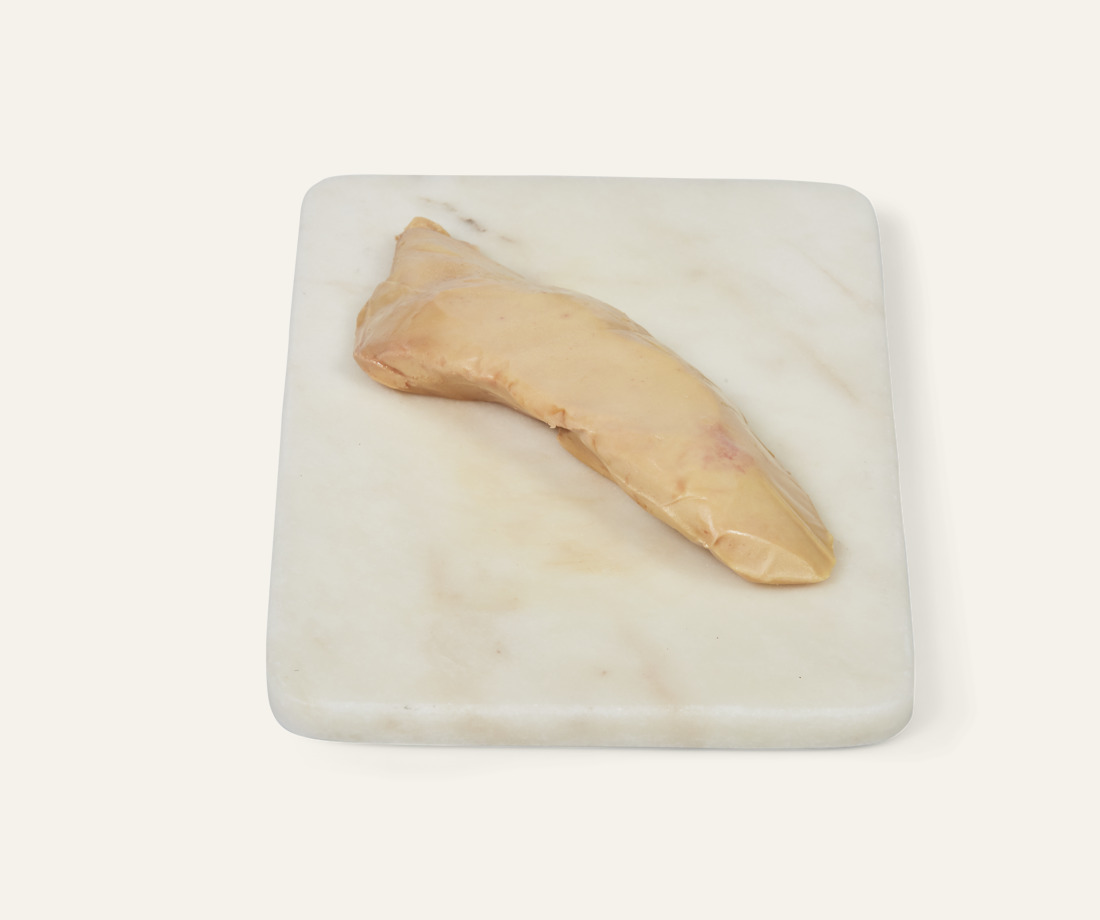 Foie gras de canard prétranché (cru)