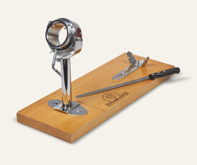 Support jambon et couteau