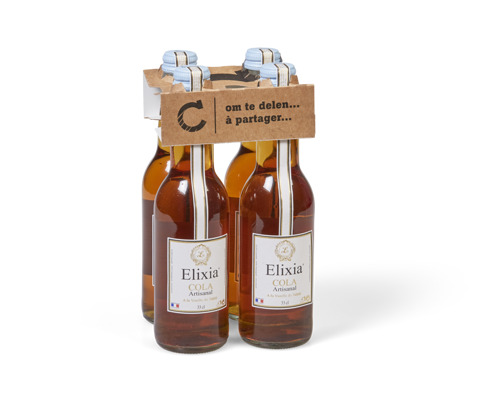 Elixia Cola Vanille Tahiti 33cl 4-pack