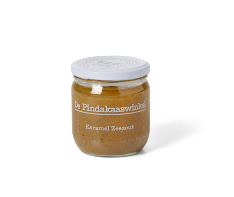 Pindakaas karamel-zeezout 420ml