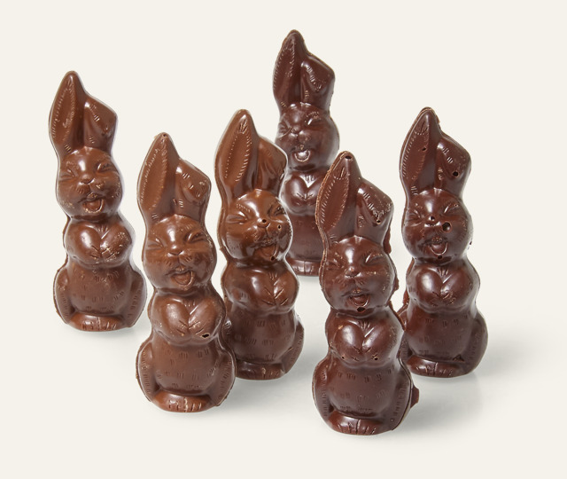 Lapins de Pâques fourrés 6 pcs.