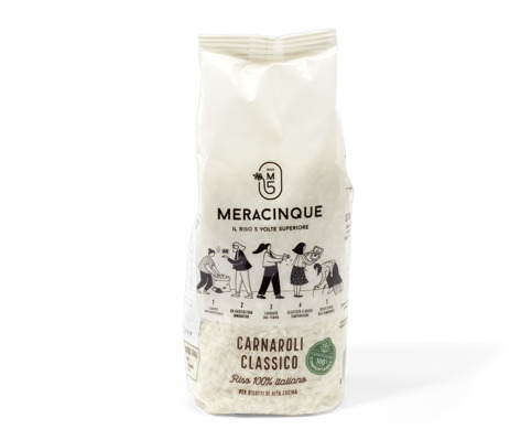 Riso Carnaroli classico 500g Meracinque
