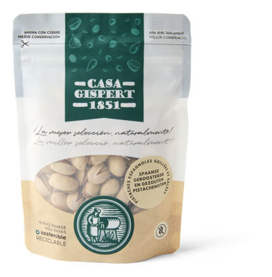 Spaanse geroosterde & gezouten pistachenoten 125g