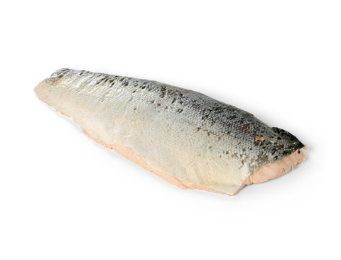 Gepocheerde zalm geheel