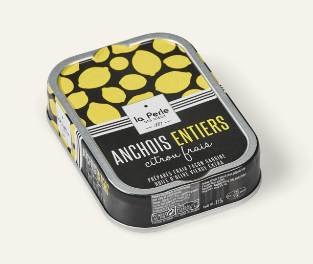 Anchois La Perle des Dieux au citron 100g